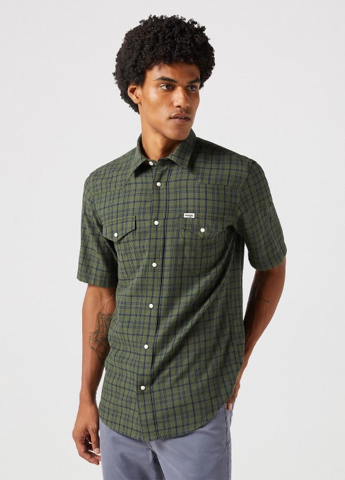 wrangler-short-sleeve-western-shirt-green-indigo-112350497